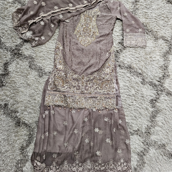 Chiffon 3pc set - Picture 3 of 3